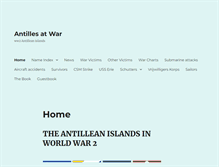 Tablet Screenshot of antillesatwar.com